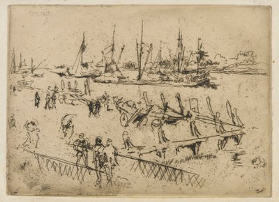 Lille Dordrecht av James Abbott McNeill Whistler
