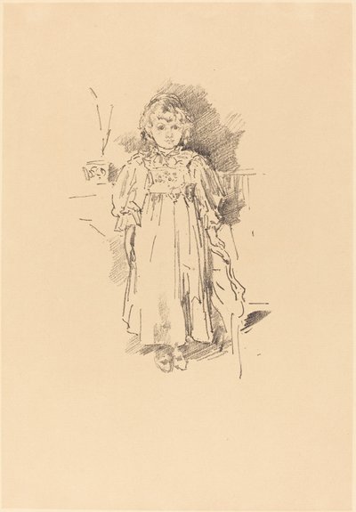 Lille Evelyn av James Abbott McNeill Whistler