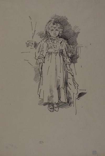 Lille Evelyn av James Abbott McNeill Whistler