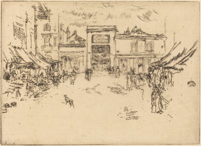Liten markedsplass, Tours av James McNeill Whistler