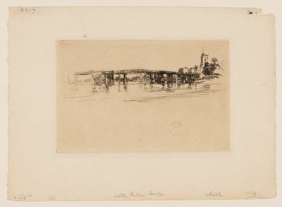 Lille Putney Bridge av James Abbott McNeill Whistler