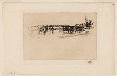 Lille Putney Bridge av James Abbott McNeill Whistler
