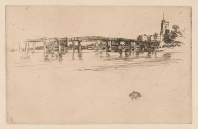 Lille Putney Bridge av James Abbott McNeill Whistler