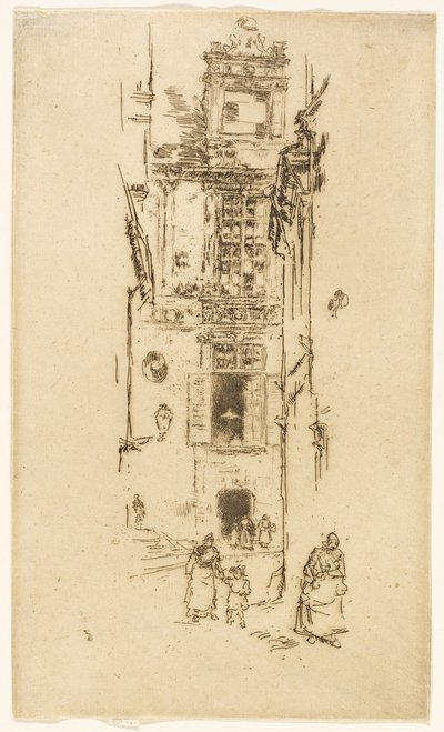Rådhuset, Loches av James Abbott McNeill Whistler