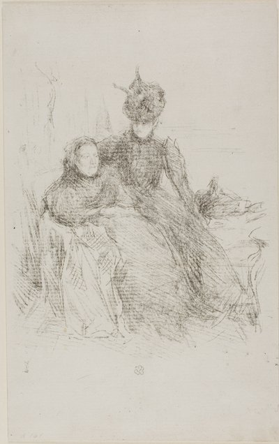 Mor og datter av James Abbott McNeill Whistler