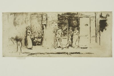 Avisbod, Rue de Seine av James Abbott McNeill Whistler