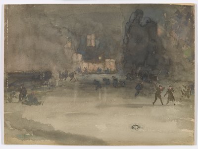 Nocturne: Amsterdam om vinteren av James Abbott McNeill Whistler