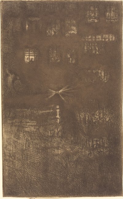 Nocturne: Dansehuset av James Abbott McNeill Whistler
