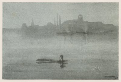 Nocturne: Elven ved Battersea av James McNeill Whistler