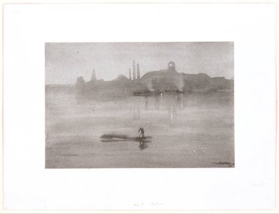 Nocturne: Elven ved Battersea av James McNeill Whistler