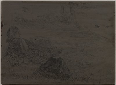 Barnepike og barn av James Abbott McNeill Whistler