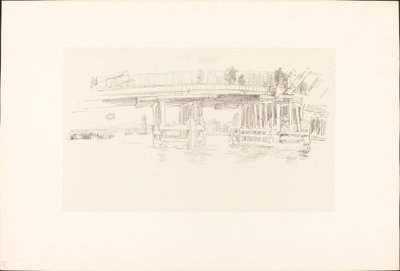 Gamle Battersea Bridge av James Abbott McNeill Whistler
