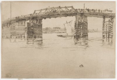 Old Battersea Bridge av James Abbott McNeill Whistler