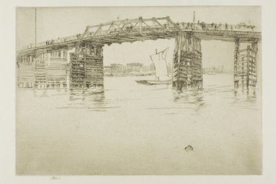 Old Battersea Bridge av James Abbott McNeill Whistler
