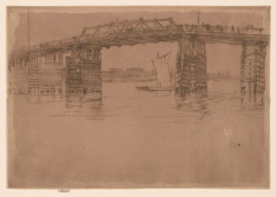 Gamle Battersea Bridge av James Abbott McNeill Whistler