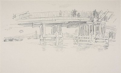 Old Battersea Bridge av James Abbott McNeill Whistler