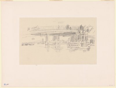 Gamle Battersea Bridge av James Abbott McNeill Whistler