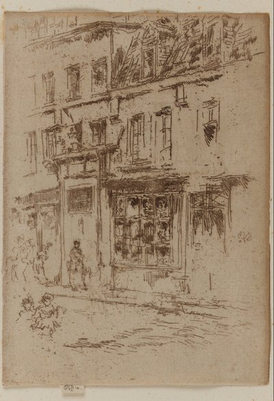 Little Butter Street, Brussel av James Abbott McNeill Whistler