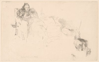 Portrettstudie: Mrs. Philip, nr. 4 [Studier av Philips] av James Abbott McNeill Whistler