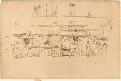 Monte Bell O ved quai av James Abbott McNeill Whistler