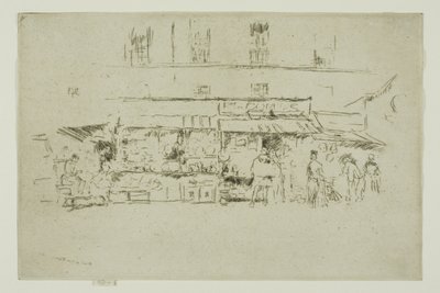 Monte Bell O ved quai av James Abbott McNeill Whistler