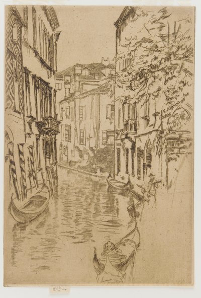Stille kanal av James Abbott McNeill Whistler