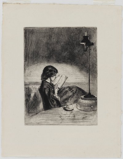 Lesing av Lamplight av James Abbott McNeill Whistler