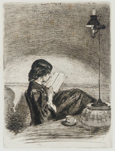 Lesing av Lamplight av James Abbott McNeill Whistler