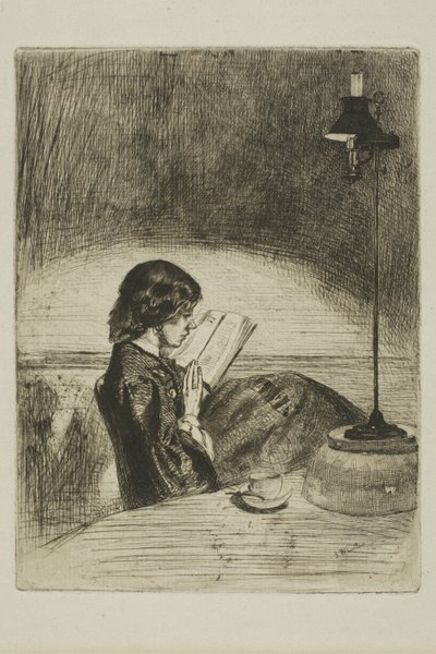 Lesing av Lamplight av James Abbott McNeill Whistler