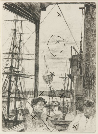 Rotherhithe av James Abbott McNeill Whistler