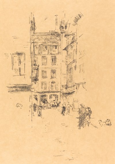 Rue Furstenburg av James Abbott McNeill Whistler