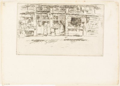 Rue de la Rochefoucauld av James Abbott McNeill Whistler