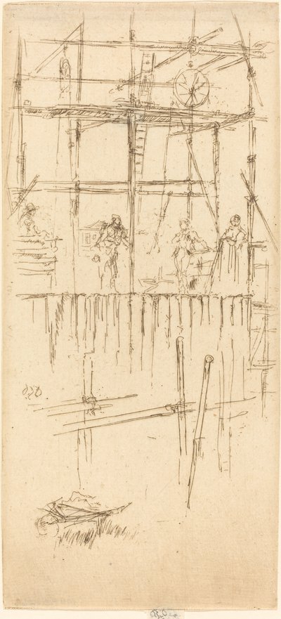 Savoy Stillas av James Abbott McNeill Whistler