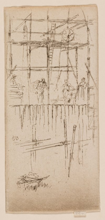 Savoy Stillas av James Abbott McNeill Whistler