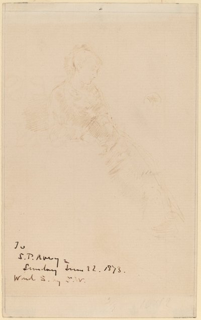 Skisse av Maud av James Abbott McNeill Whistler