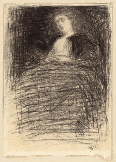 Sovende kvinne av James Abbott McNeill Whistler