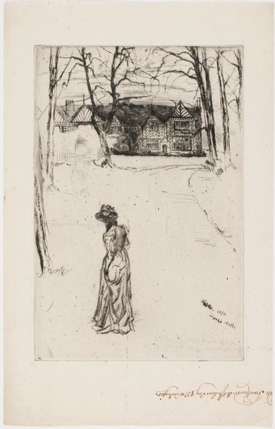 Speke Hall: The Avenue av James Abbott McNeill Whistler