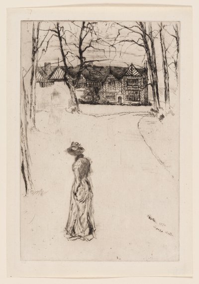 Speke Hall: The Avenue av James Abbott McNeill Whistler