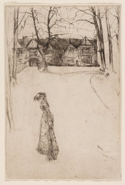 Speke Hall: The Avenue av James Abbott McNeill Whistler