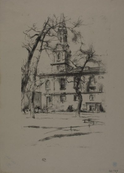 St. Giles-in-the-Fields av James Abbott McNeill Whistler