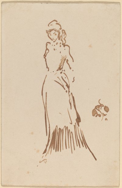 Stående kvinneskikkelse av James Abbott McNeill Whistler
