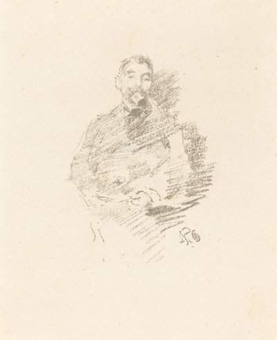 Stephane Mallarme av James Abbott McNeill Whistler