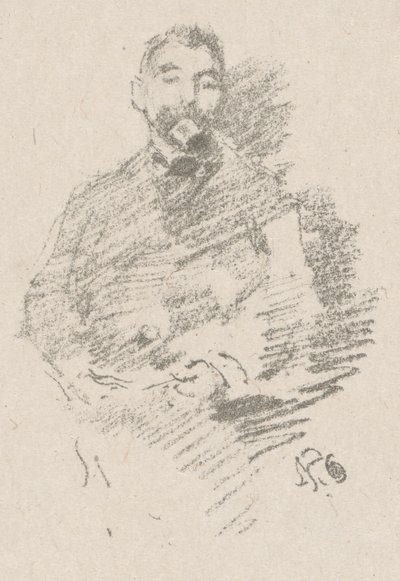 Stephane Mallarme av James Abbott McNeill Whistler