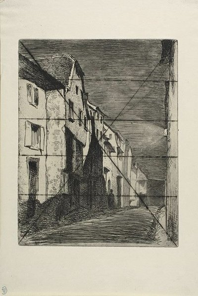 Gate ved Saverne av James Abbott McNeill Whistler