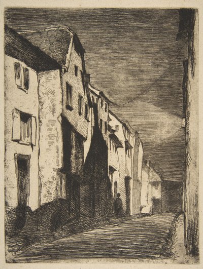 Gate i Saverne av James McNeill Whistler