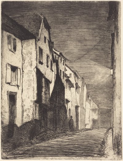 Gate i Saverne av James McNeill Whistler