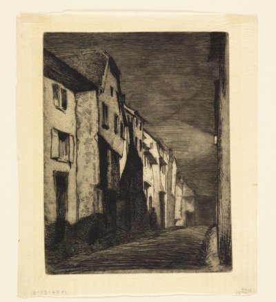 Gate i Saverne av James Abbott McNeill Whistler