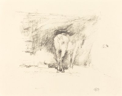 Studie av en hest av James Abbott McNeill Whistler