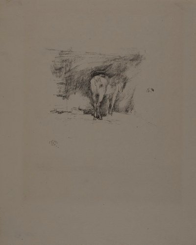 Studie av en hest av James Abbott McNeill Whistler