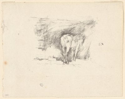 Studie av en hest av James Abbott McNeill Whistler
